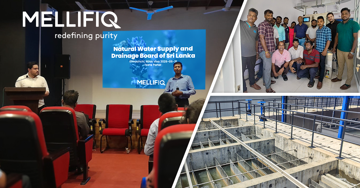 Commisioning ozone system in Sri Lanka